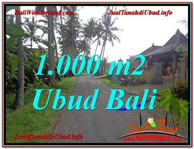 JUAL MURAH TANAH di UBUD Untuk INVESTASI TJUB604