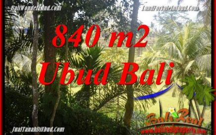 JUAL Tanah di Ubud Bali 840 m2 di Lod Tunduh