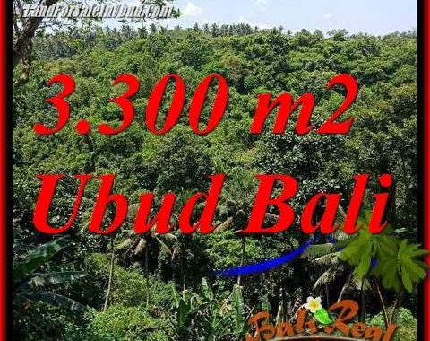 Tanah Murah di Ubud jual 33 Are View sungai, lingkungan Villa, Restoran dan Hotel