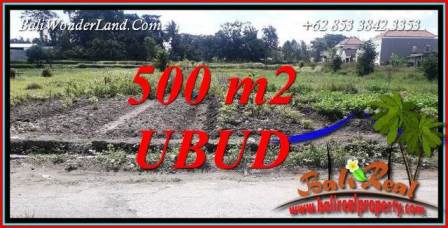JUAL Tanah Murah di Ubud Bali 500 m2 View Lingkungan Villa